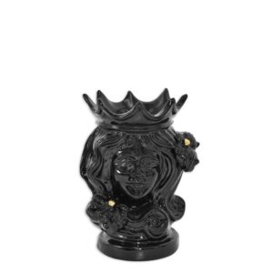 Testa h 15 limoni black/gold s/espressione femmina