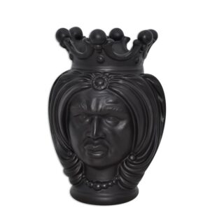 Testa h 25 turbante black opaco maschio