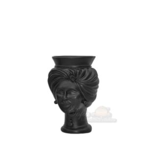 Testa h 16 corona liscia tuareg black opaco femmina - Bomboniera