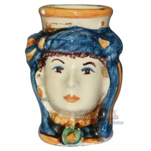 Testa stuzz. s/frutta h 7 blu/arancio femmina - Bomboniera