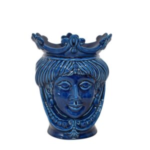 Testa h 25 c/perline blu intenso femmina