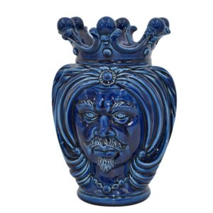 Testa h 25 turbante blu intenso maschio