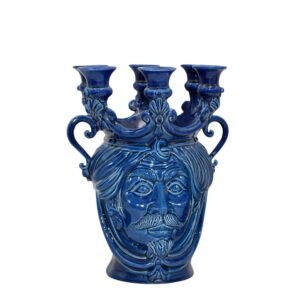 Testa a candeliere h 25 blu intenso maschio