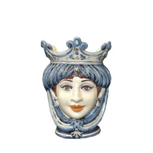 Testa h 25 liscia mono blu femmina