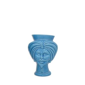Testa h 16 corona liscia tuareg turchese maschio - Bomboniera