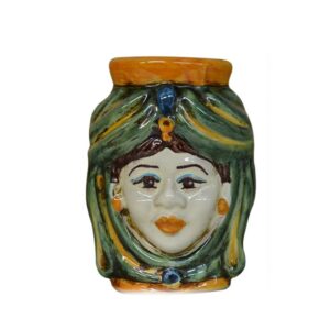 Testa h 10 verde/arancio femmina - Bomboniera