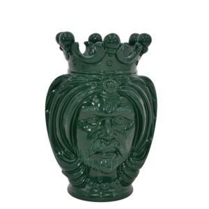 Testa h 25 turbante verde antico maschio