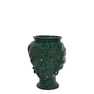 Testa h 20 tuareg corona liscia verde antico femmina
