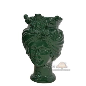 Testa h 16 tuareg verde antico femmina - Bomboniera