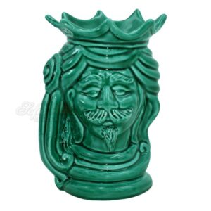 Testa h 15 verde smeraldo maschio - Bomboniera