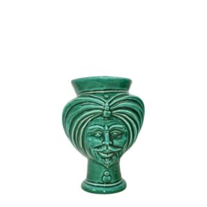 Testa h 16 corona liscia tuareg verde smeraldo maschio - Bomboniera