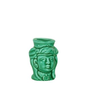 Testa stuzz. s/frutta h 7 verde smeraldo femmina - Bomboniera