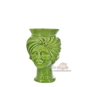 Testa h 16 corona liscia tuareg verde foglia femmina - Bomboniera