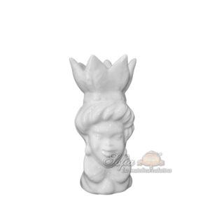 Testa h 10 c/piume white line femmina