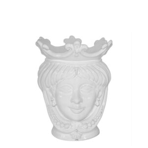 Testa h 25 c/perline white line femmina