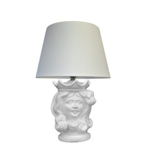 Lume a testa h 15 limoni white line femmina (h35 c/paralume Ø20)