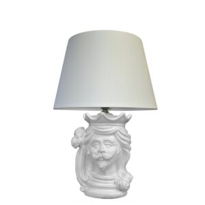 Lume a testa h 15 limoni white line maschio (h35 c/paralume Ø20)