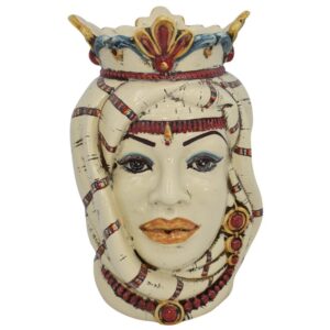 Testa h 25 afro rosso/avorio femmina
