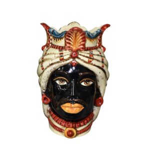 Testa h 25 afro rosso/avorio femmina mora