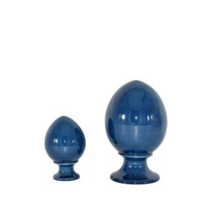 Uovo c/piede h 10 blu intenso