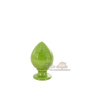 Uovo c/piede h 10 verde foglia
