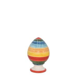 Uovo c/piede h 10 white & color
