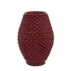 Vaso pigna botte h 25 bordeaux integrale
