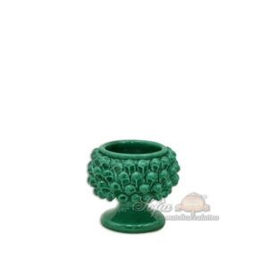 Vaso mezza pigna Ø 10 verde smeraldo - Bomboniera