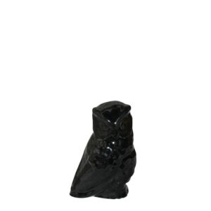 Gufo mini h 9 black line - Bomboniera