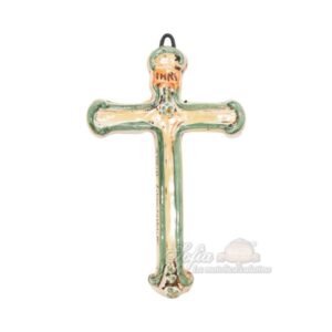Croce piccola 10x15 verde/arancio
