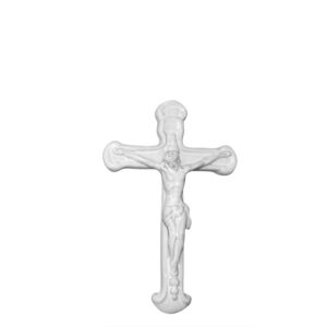 Crocifisso piccolo 10x15 white line - Bomboniera