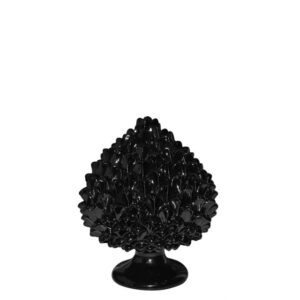 Pigna artigianale h 10 black line - Bomboniera