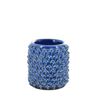 Cilindro a pigna h 10 blu intenso - Bomboniera
