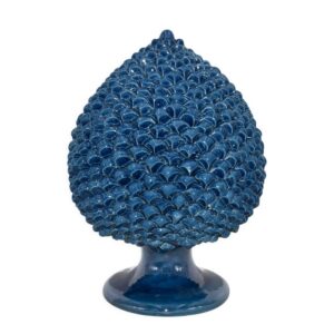 Pigna artigianale h 30 blu intenso