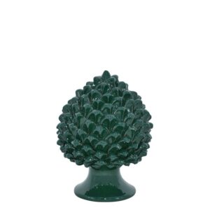 Pigna artigianale h 15 verde antico