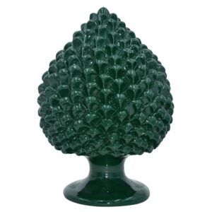 Pigna artigianale h 35 verde antico