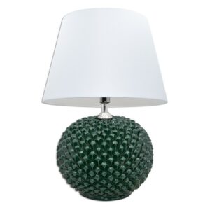Lume palla a pigna h 30 verde antico (h60 c/paralume Ø45)