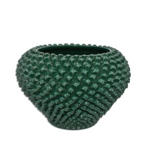 Cachepot a pigna Ø 33 verde antico