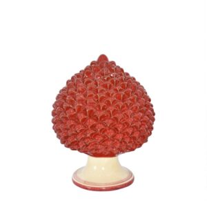 Pigna artigianale h 10 mono rosso - Bomboniera