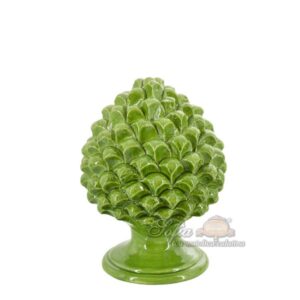 Pigna artigianale h 20 verde foglia