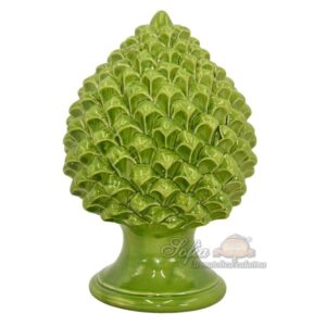 Pigna artigianale h 25 verde foglia