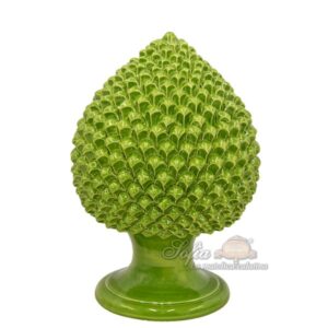 Pigna artigianale h 30 verde foglia