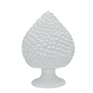 Pigna artigianale h 25 white line