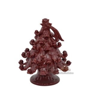 Albero di natale 2°M h 20 bordeaux