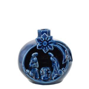 Natività mini pallina h 10 blu intenso - Bomboniera