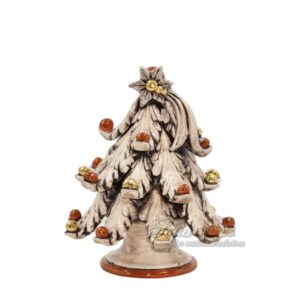 Albero di natale 2°M h 20 madreperla oro e lustri