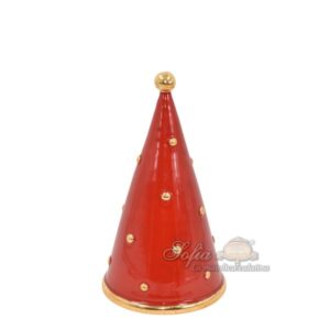 Albero cono 2°M h 20 rosso/oro