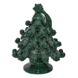 Albero di natale 3°M h 25 verde antico
