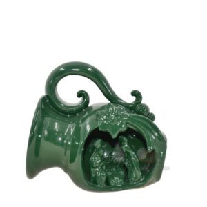 Natività mini giara h 10 verde antico - Bomboniera