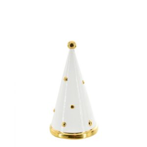 Albero cono 1°M h 15 white/gold